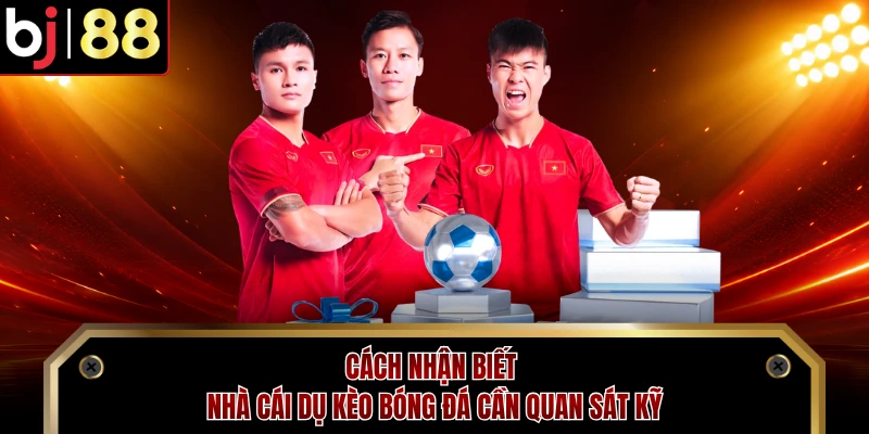 Cách nhận biết nhà cái dụ kèo bóng đá cần quan sát kỹ