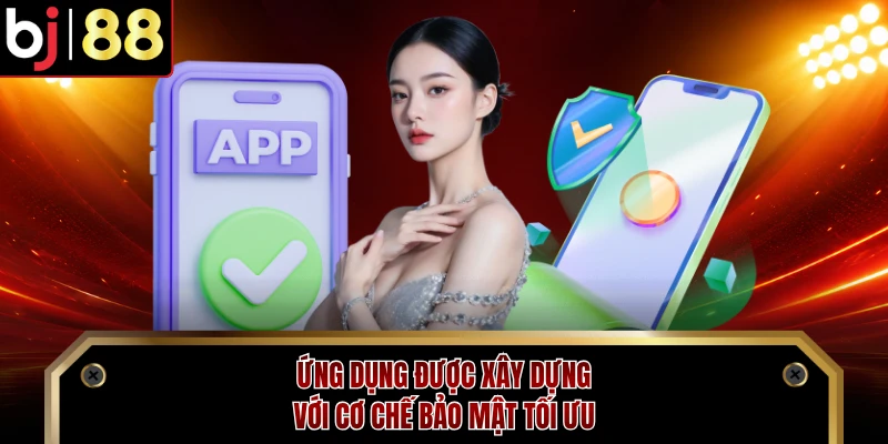 Ứng dụng được xây dựng với cơ chế bảo mật tối ưu